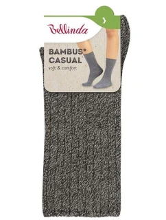 Zimní bambusové ponožky BAMBUS  SOCKS  šedý melír model 18866847 - Bellinda