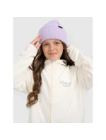 Dívčí volný fleece s kapucí model 21917508 - 4F