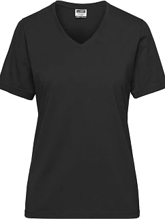 JN Dámské pracovní tričko z bio bavlny Solid 02. black model 22532029 - Daiber