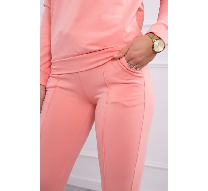 Tepláková súprava v marhuľovej farbe Tepláková súprava v marhuľovej farbe