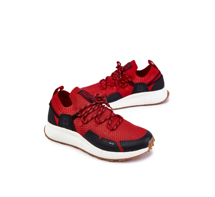 Męskie Buty Sportowe Big Star KK174013 Czerwone