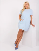 Sukienka RV SK model 18841489 jasny niebieski - FPrice Sukienka RV SK model 18841489 jasny niebieski - FPrice