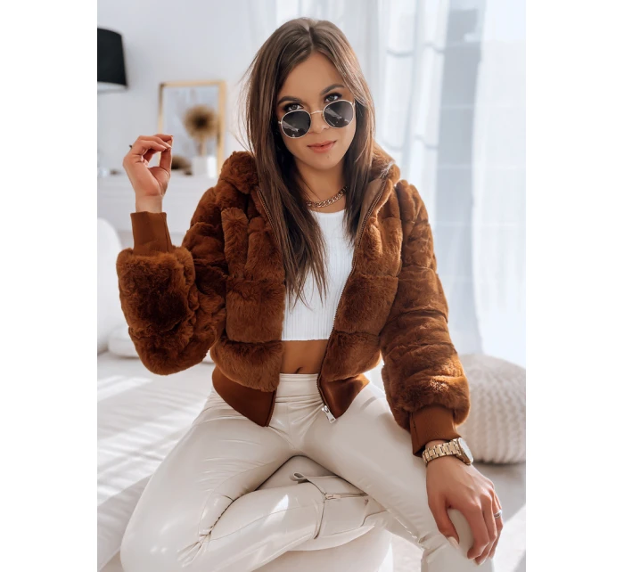 Dámská bunda camel Dstreet model 21966699 - FashionStreet Dámská bunda camel Dstreet model 21966699 - FashionStreet