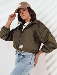 Dámska prechodná bunda s kapucňou ISCAR zelená FashionStreet TY4210