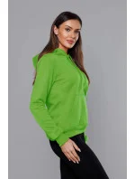 Zelená dámska tepláková mikina (W02-70)