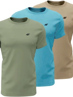 Tričko 4F M3094 3pak M 4FWSS25TTSHM3094 90S pánske