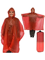 PLÁŠTĚNKA PONČO REDCLIFFS - ČERVENÁ PLÁŠTĚNKA PONČO REDCLIFFS - ČERVENÁ