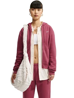Dámska mikina Nike Studio Fleece Medium Weight, ružová, IM8504 654
