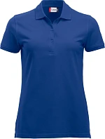 Clique Classic Marion S/S Dámske polo tričko z hrubej bavlny 67.8246 tmavomodré