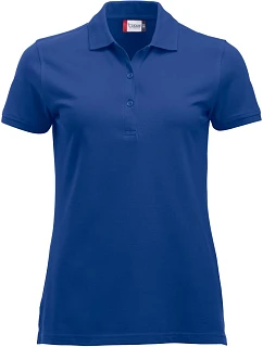 Classic Marion S/S Dámské piqué polo z těžké bavlny model 22457437 deep blue - Clique