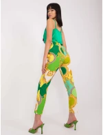 Spodnie DHJ SP model 18650909 zielony - FPrice Spodnie DHJ SP model 18650909 zielony - FPrice