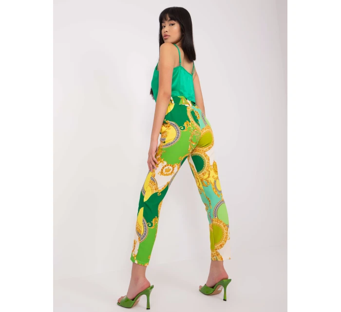 Spodnie DHJ SP model 18650909 zielony - FPrice Spodnie DHJ SP model 18650909 zielony - FPrice