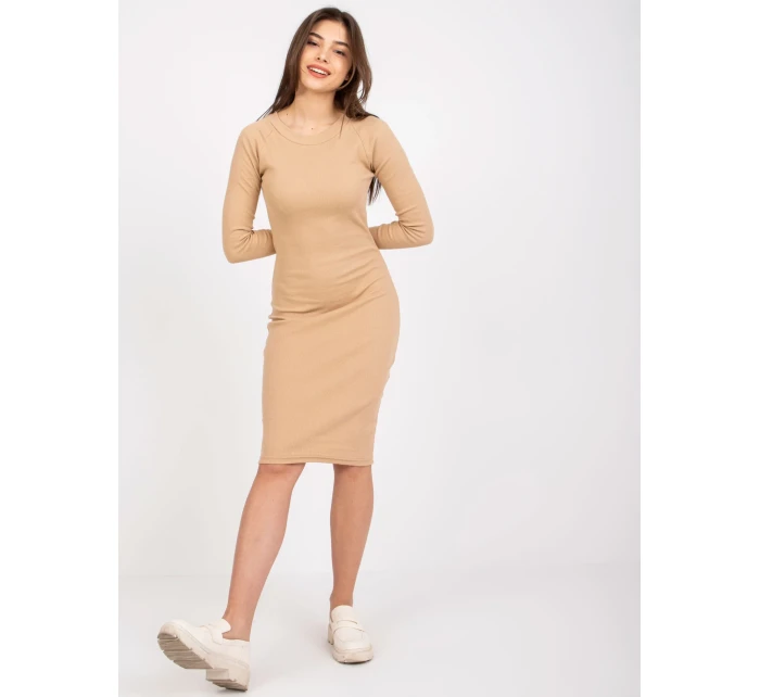 Šaty EM SK model 17195150 velbloud - FPrice Šaty EM SK model 17195150 velbloud - FPrice