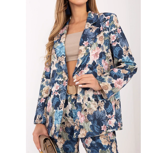 Marynarka IT MA model 22074573 ciemny niebieski - FPrice Marynarka IT MA model 22074573 ciemny niebieski - FPrice