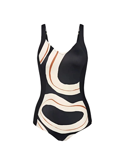 Dámske jednodielne plavky Summer Allure OW 01 black - Triumph