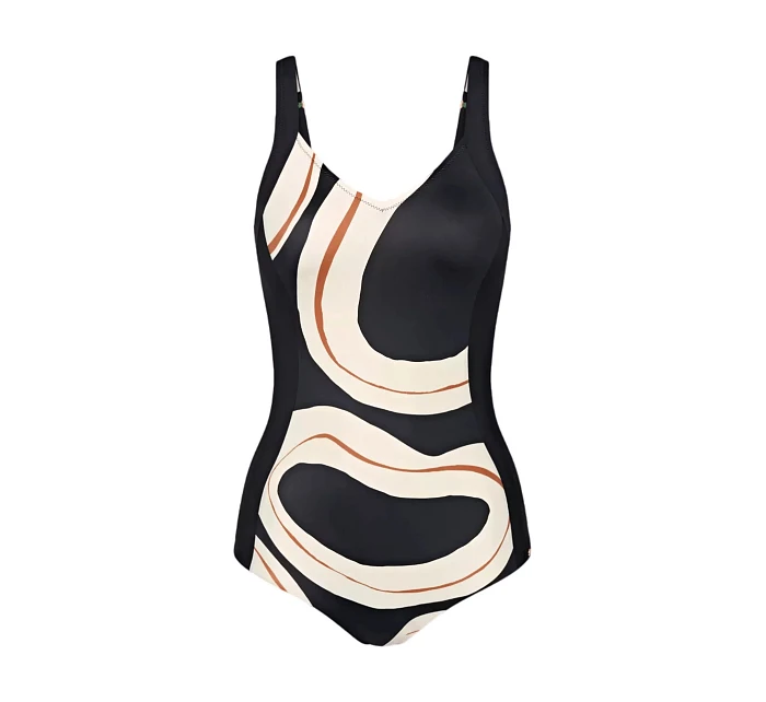 Dámske jednodielne plavky Summer Allure OW 01 black - Triumph
