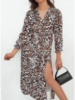 DIZI midi šaty viacfarebné FashionStreet EY2391