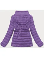 Ľahká fialová dámska prešívaná bunda (20311-35)