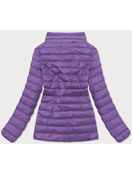 Lehká fialová dámská prošívaná bunda model 17050613 - J.STYLE Lehká fialová dámská prošívaná bunda model 17050613 - J.STYLE
