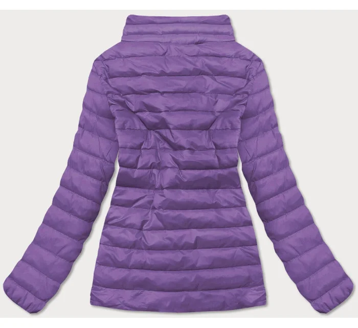 Ľahká fialová dámska prešívaná bunda (20311-35)