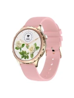 Dámské chytré hodinky Gold + Strap Pink model 21804967 - RUBICON Dámské chytré hodinky Gold + Strap Pink model 21804967 - RUBICON