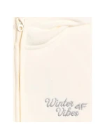 Dívčí volný fleece s kapucí model 21917508 - 4F