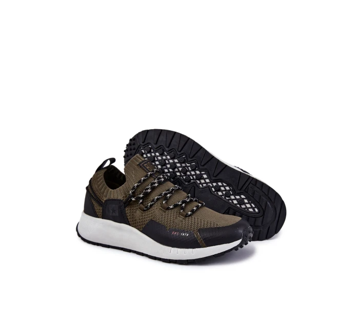 Męskie Buty Sportowe Big Star KK174014 Khaki