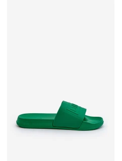 Klapki Męskie Big Star NN174650 Zielone