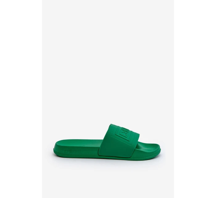 Klapki Męskie Big Star NN174650 Zielone