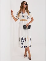 Šaty IR SK 2689 1.88 biela a tmavomodrá