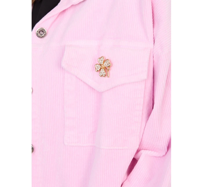 IT KR bunda FL10163.10 svetlo ružová IT KR bunda FL10163.10 svetlo ružová