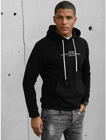 Pánská černá mikina Dstreet model 21966787 - FashionStreet Pánská černá mikina Dstreet model 21966787 - FashionStreet