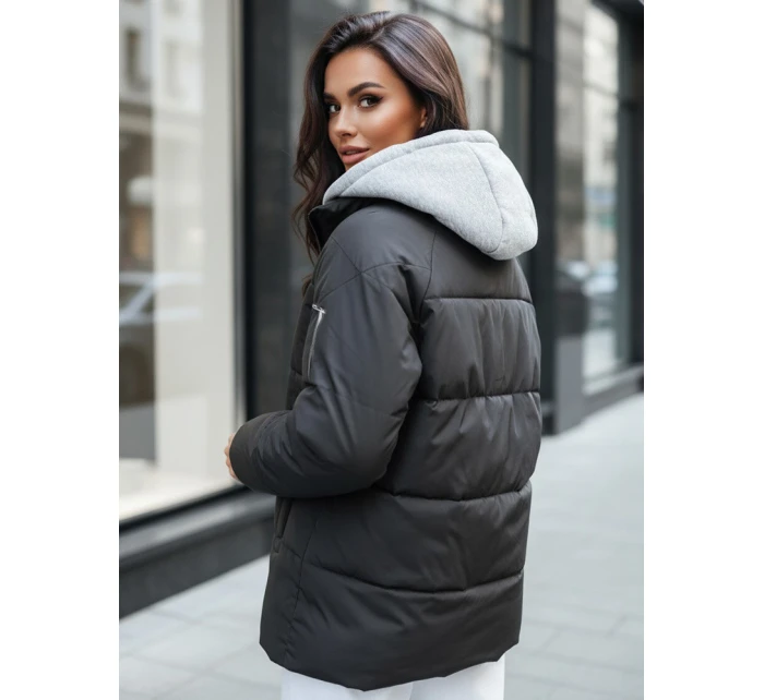 Dámská prošívaná zimní bunda black Dstreet model 21972087 - FashionStreet