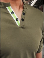 Pánske zelené polo tričko FashionStreet RX5629