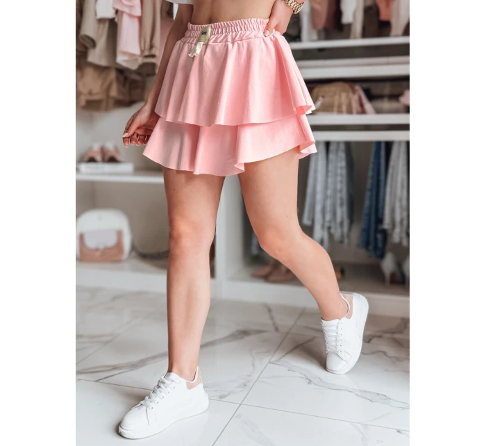 Mini sukně s volánem růžová Dstreet model 21986572 - FashionStreet