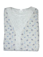 Pánske rozopínacie pyžamo Gucio dł/r M-2XL