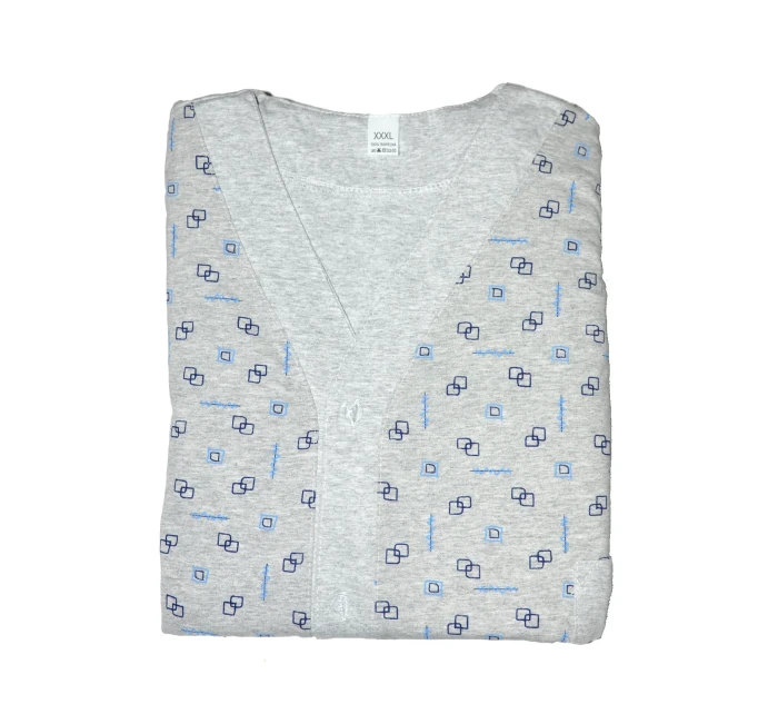 Pánske rozopínacie pyžamo Gucio dł/r M-2XL