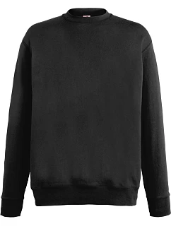 Fruit of the Loom Lightweight Set-In Sweat Pánska mikina 16.2156 čierna