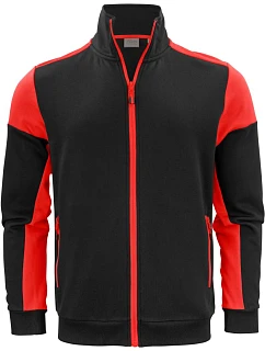 Prime Sweater Full Zip Men Pánská mikina model 22456014 black/red - Printer