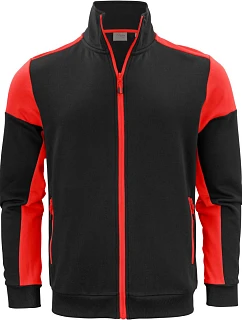 Prime Sweater Full Zip Men Pánská mikina model 22456014 black/red - Printer