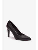 Eko kožené lodičky Sergio Leone 1446 Černé