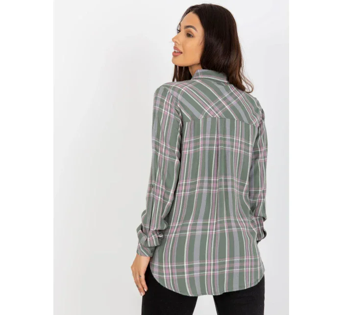 Halenka model 17790419 khaki barva - FPrice Halenka model 17790419 khaki barva - FPrice