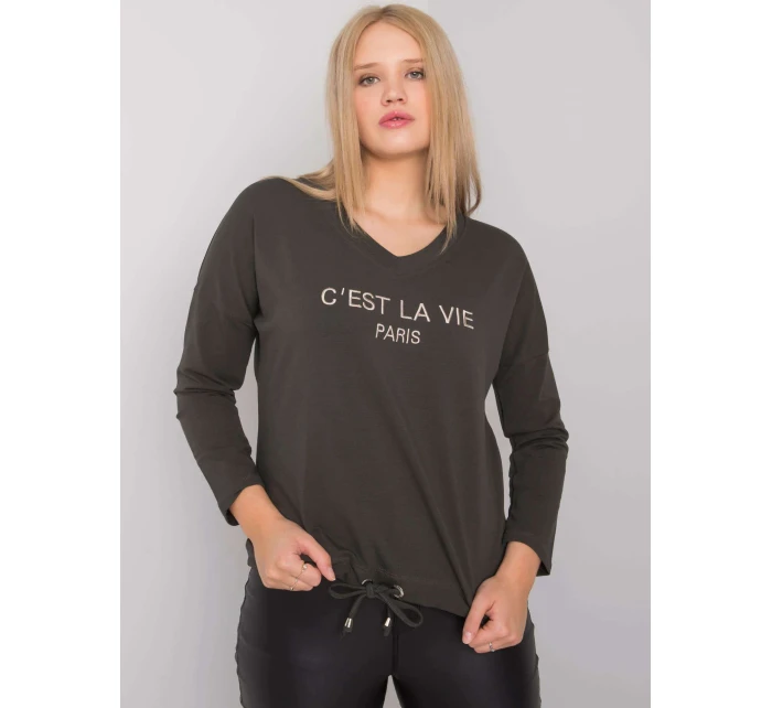 Blúzka RV BZ 7141.22 tmavá khaki