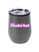 Personalizovaný termohrnček „BOWL“ s vlastným textom v obryse