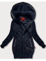 Tmavě modrá dámská s kapucí model 21240204 - LHD