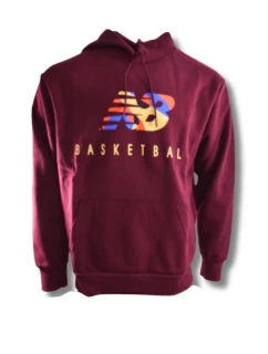 Pánska mikina New Balance Hoops Classics s kapucňou - MT23585-NBY