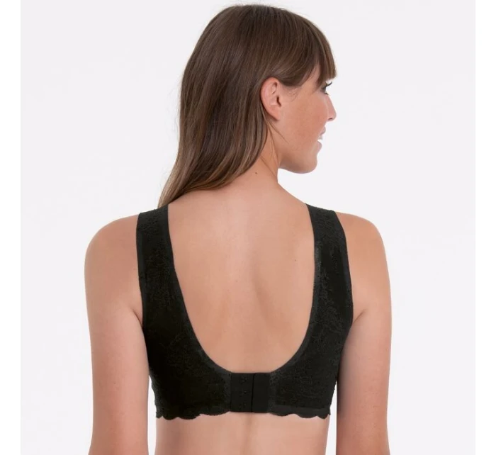 Esenciálna čipkovaná braletka s penovou výplňou 5400 black - Anita Classix