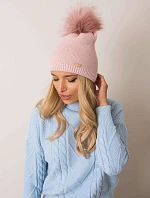 Dámska čiapka.69 svetlo ružová