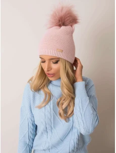 Dámska čiapka.69 svetlo ružová