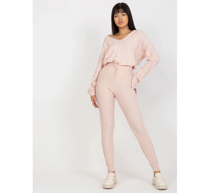 Nohavice VI SP 20281.40P svetlo ružová